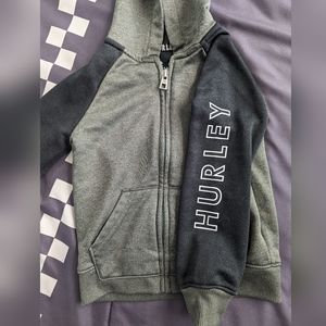 Boys 2T Hurley zip up hoodie